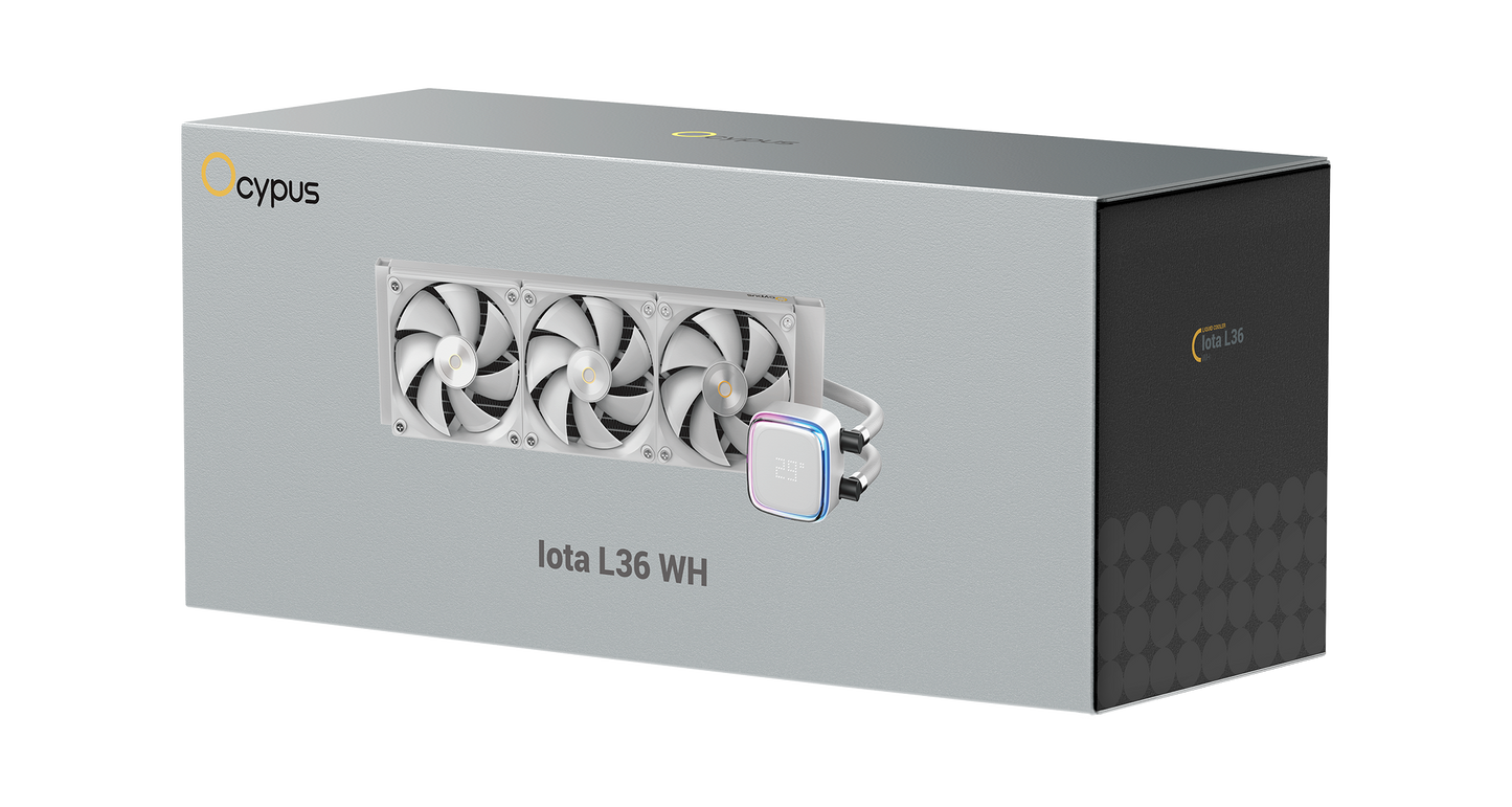 течен охладител за процесор с дигитален дисплей Ocypus Iota L36 360MM AIO