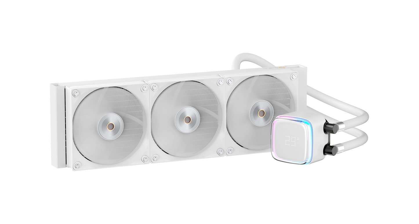 течен охладител за процесор с дигитален дисплей Ocypus Iota L36 360MM AIO