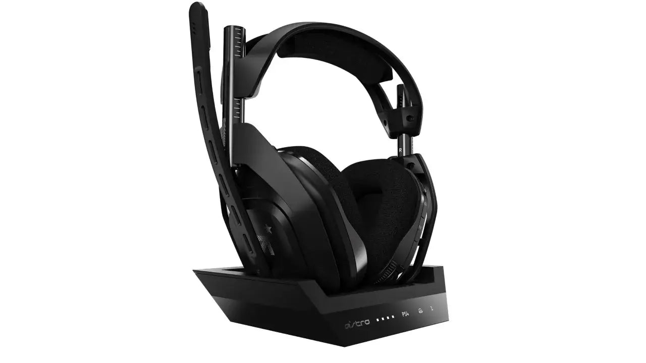 Astro Gaming A50 Wireless Headset + Base Station безжични слушалки с докинг станция, Черни | 2.4 GHz LIGHTSPEED безжична връзка,LIGHTSPEED безжични гейминг слушалки / слушалки,wireless gaming headset,Аудио и звук 40 мм аудио драйвери пространствен звук /