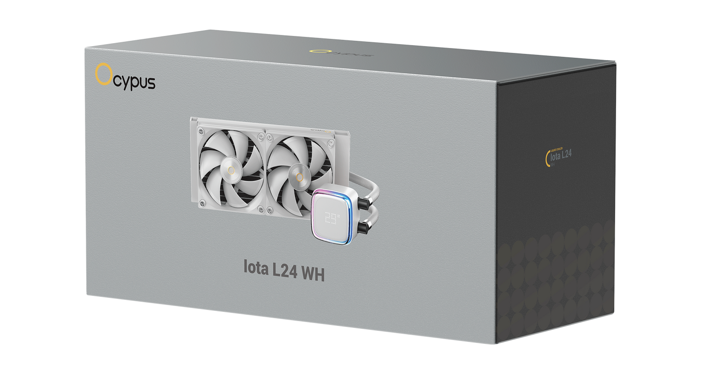 течен охладител за процесор с дигитален дисплей Ocypus Iota L24 240mm AIO