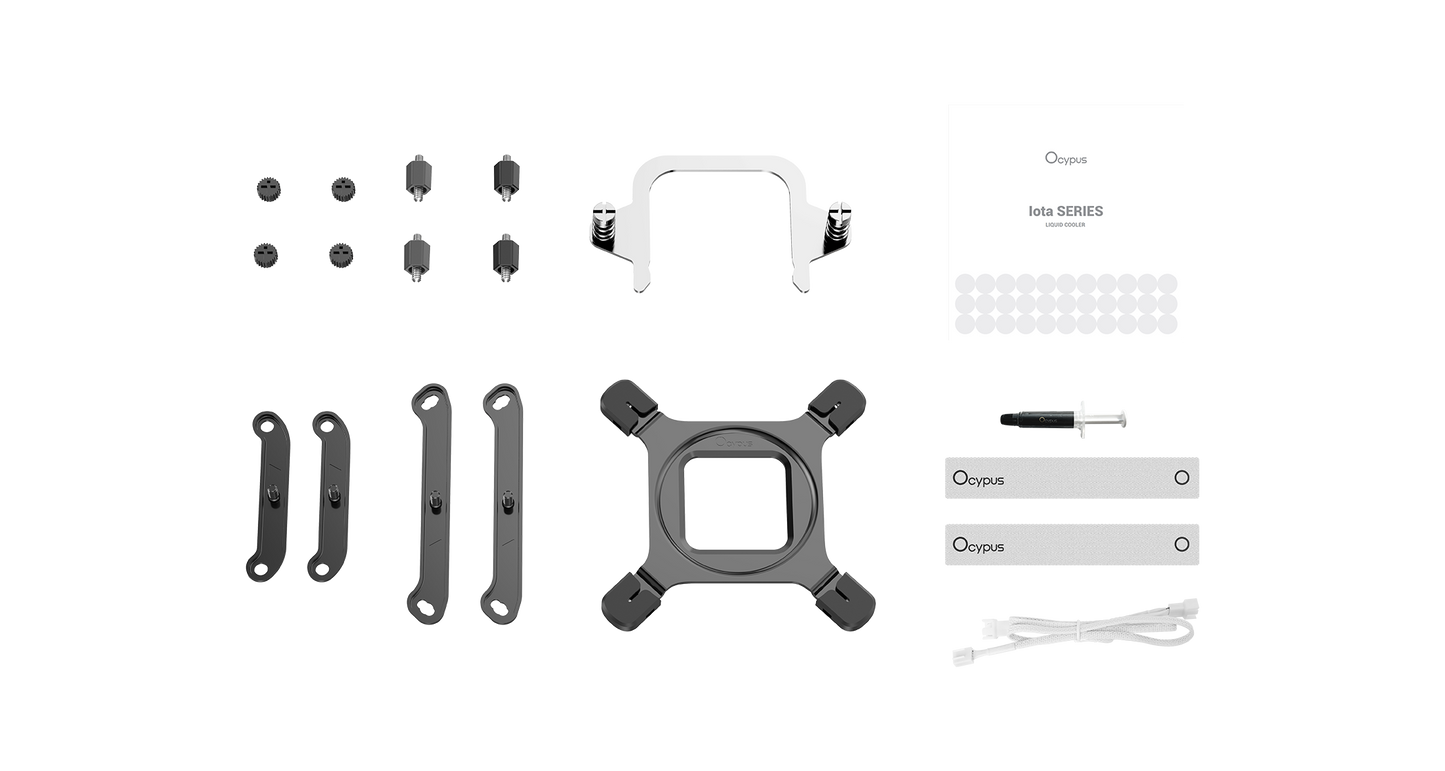 течен охладител за процесор с дигитален дисплей Ocypus Iota L24 240mm AIO