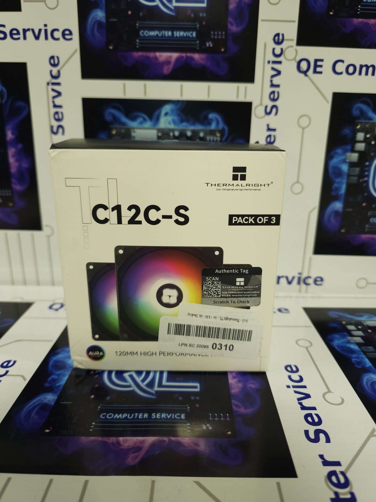 Комплект от 3 вентилатора Thermalright 120mm - TL-C12C-S - aRGB