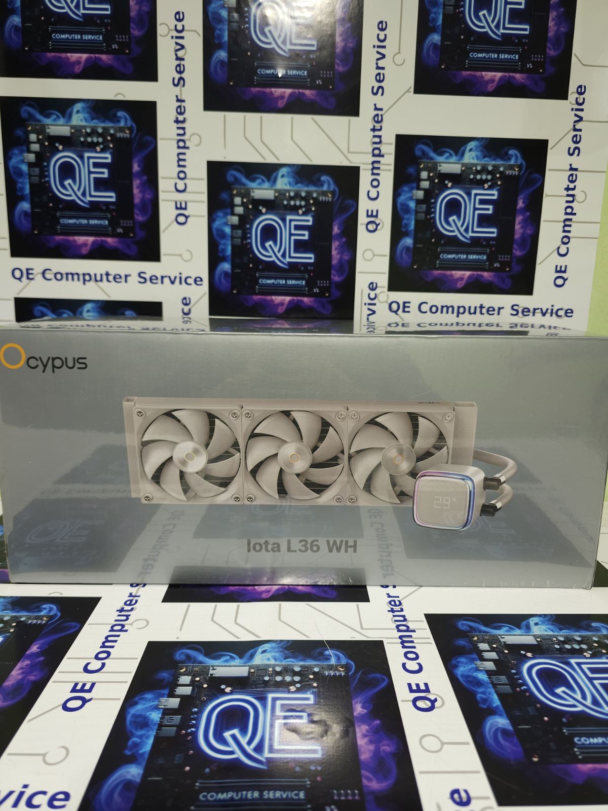 течен охладител за процесор с дигитален дисплей Ocypus Iota L36 360MM AIO