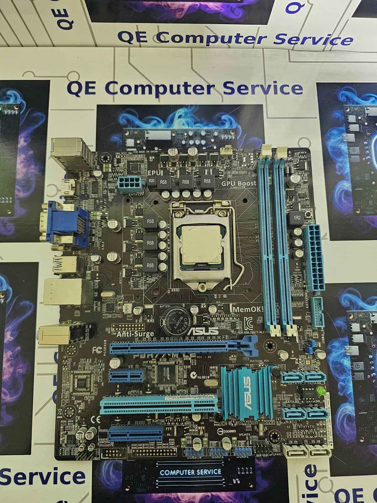 Дънна платка ASUS P8H77-M, s.1155, до 32GB DDR3, HDMI, DVI-D, S/PDIF + i3-3220 | |